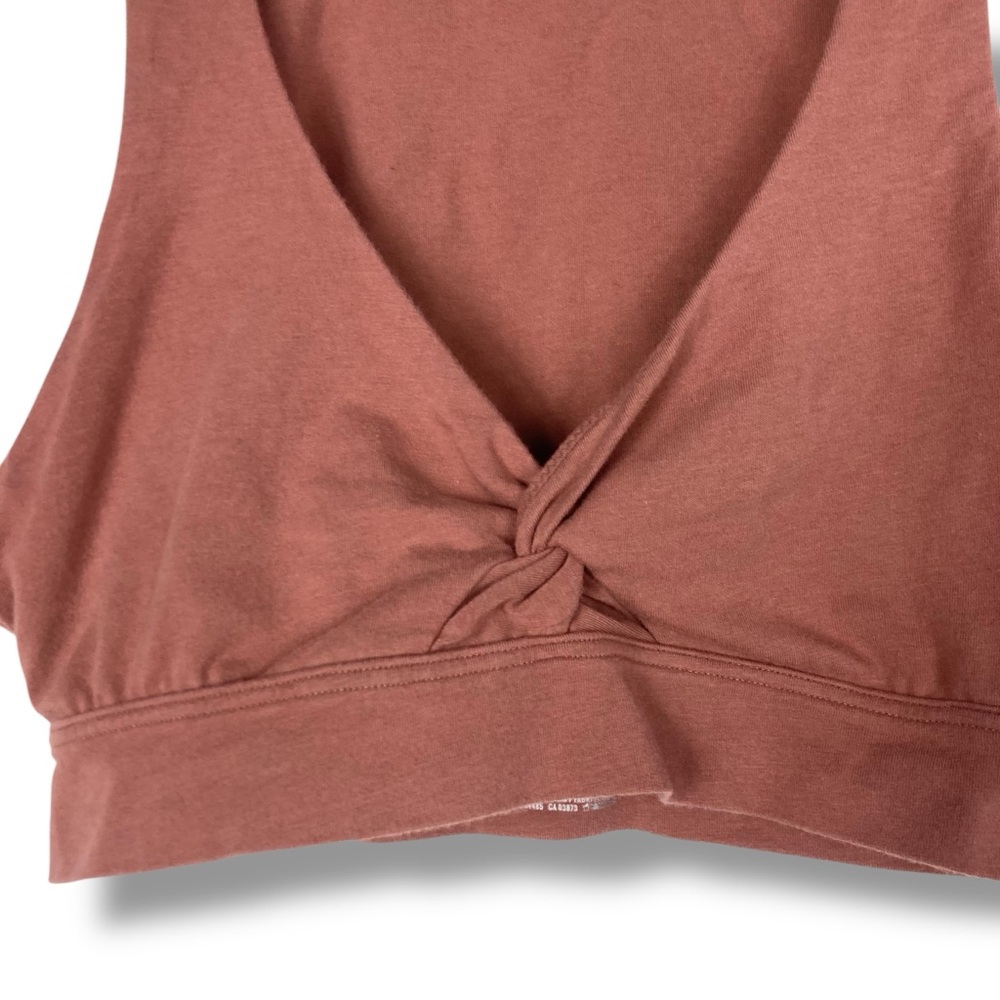 Aerie Chill Twist Front Bralette Mauve Pink Small Ballet Core Yoga Lounge - Picture 3 of 5